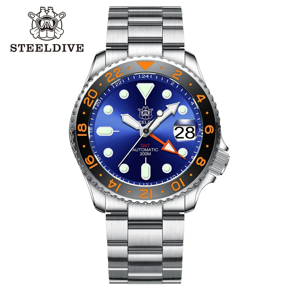 Welcome DealSteeldive SD1994 SKX007 NH34 GMT Automatic Watch