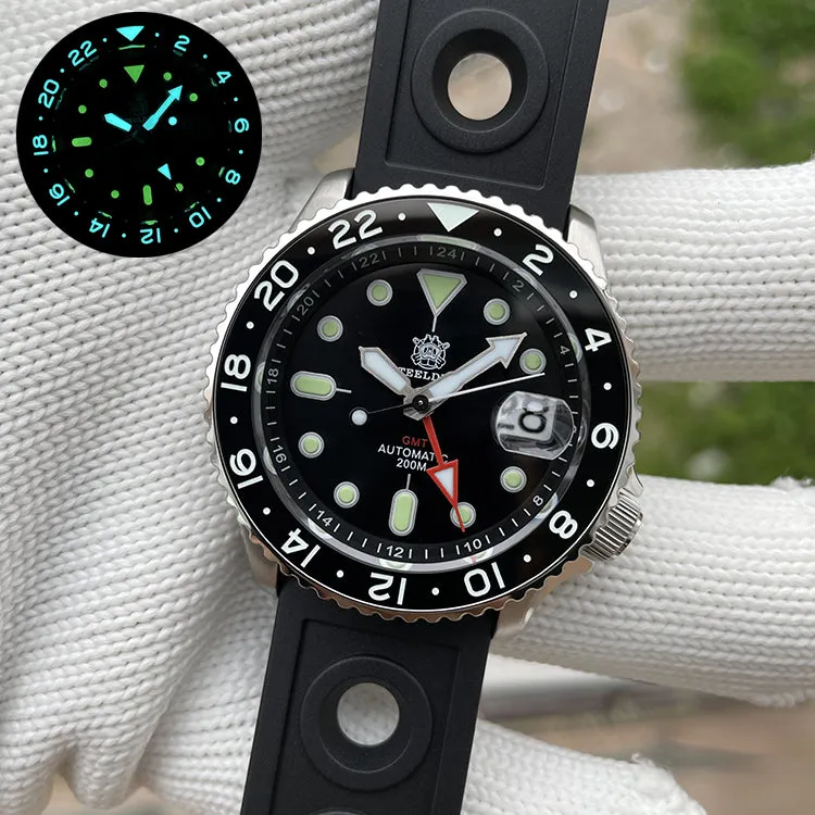 Welcome DealSteeldive SD1994 SKX007 NH34 GMT Automatic Watch