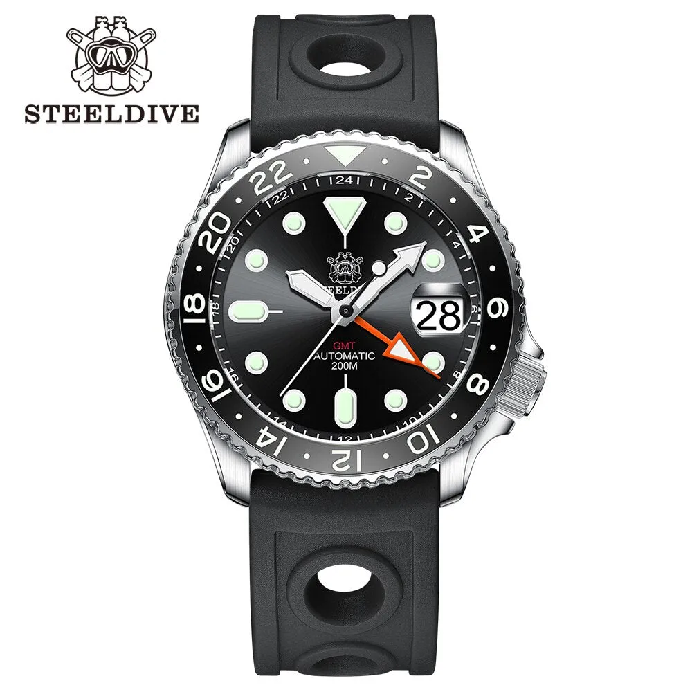 Welcome DealSteeldive SD1994 SKX007 NH34 GMT Automatic Watch