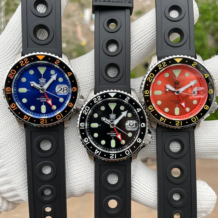 Welcome DealSteeldive SD1994 SKX007 NH34 GMT Automatic Watch
