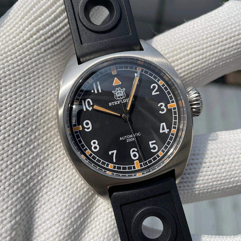 Welcome DealSteeldive SD1907P 40mm W10 Military Automatic Watch