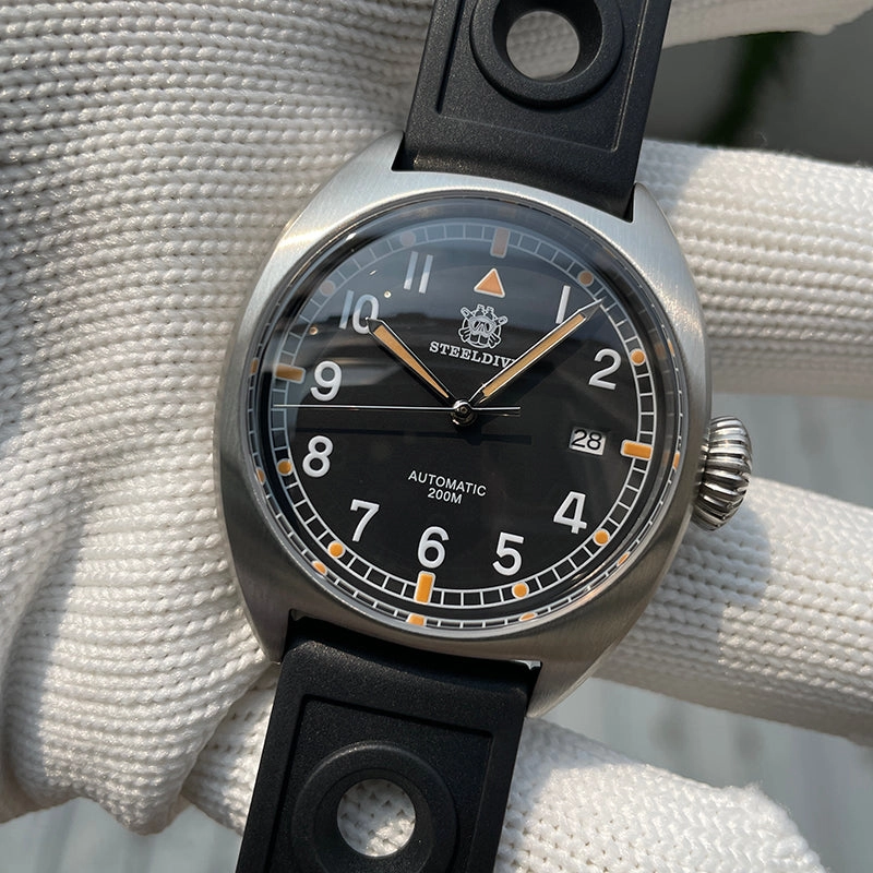 Welcome DealSteeldive SD1907P 40mm W10 Military Automatic Watch