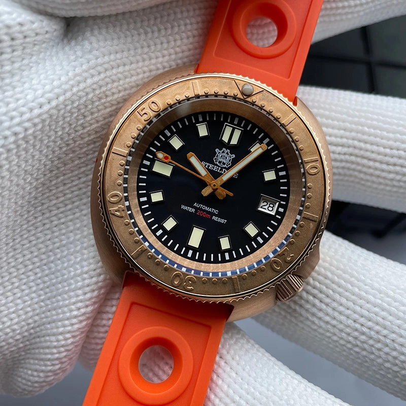 Welcome DealSteeldive SD1970S Bronze 6105 Turtle Diving Watch V2