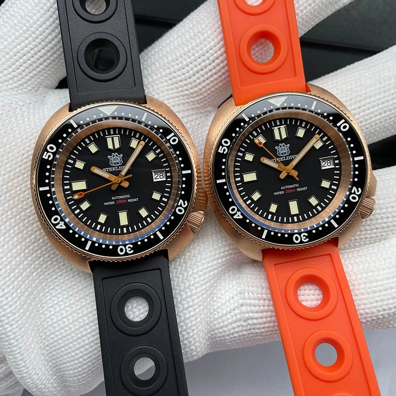 Welcome DealSteeldive SD1970S Bronze 6105 Turtle Diving Watch V2