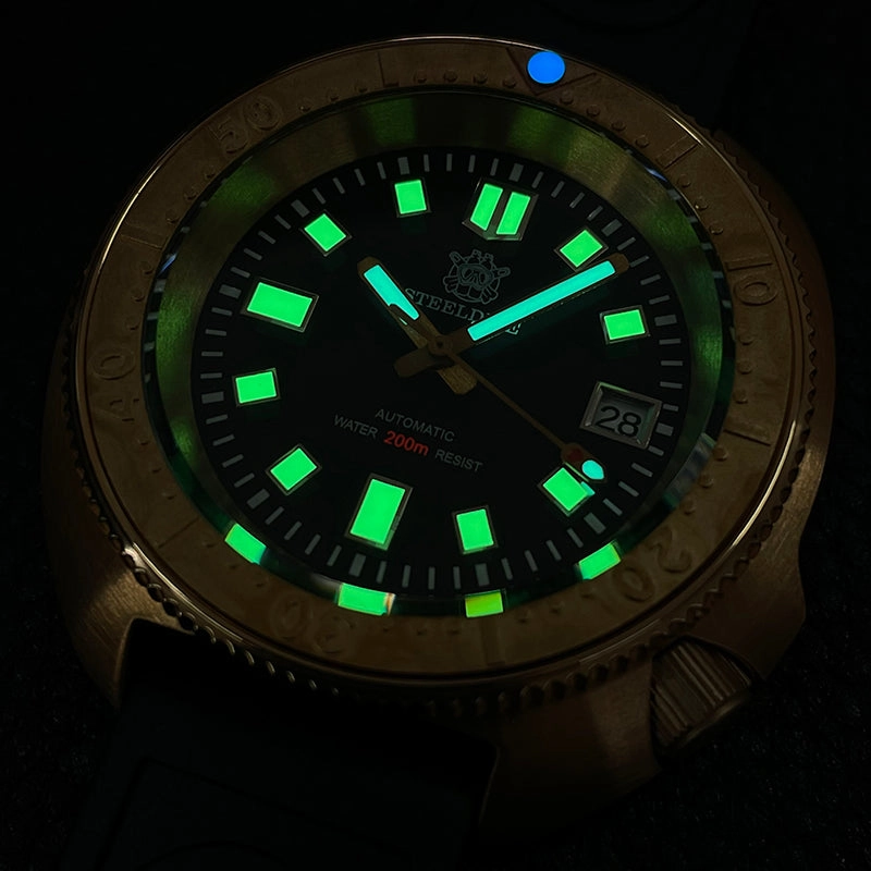 Welcome DealSteeldive SD1970S Bronze 6105 Turtle Diving Watch V2