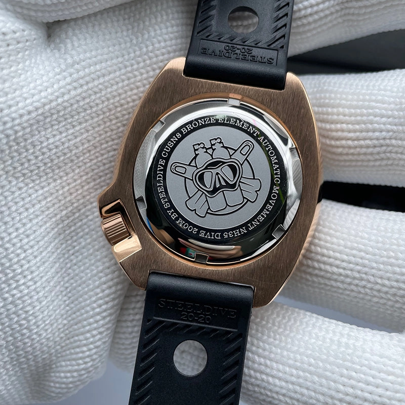 Welcome DealSteeldive SD1970S Bronze 6105 Turtle Diving Watch V2