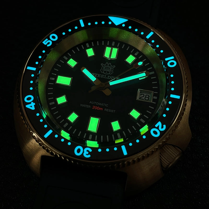 Welcome DealSteeldive SD1970S Bronze 6105 Turtle Diving Watch V2