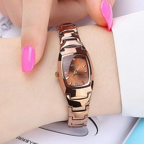 Women's Waterproof Tungsten Steel Quartz Watch 