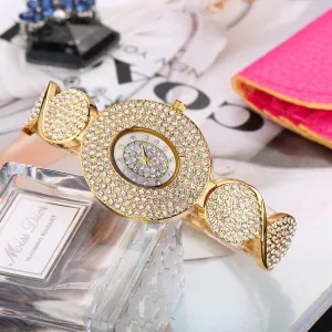 Women's Diamond Bracelet Gold High-End 