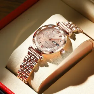 Women's Fashion Simple Waterproof Luminous Quartz Watch 