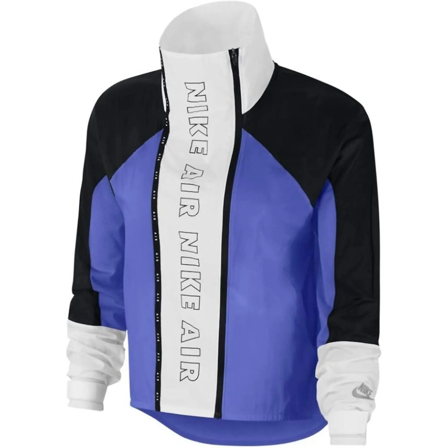 Women's Full-Zip Running Jacket In Sapphire/black/white/black