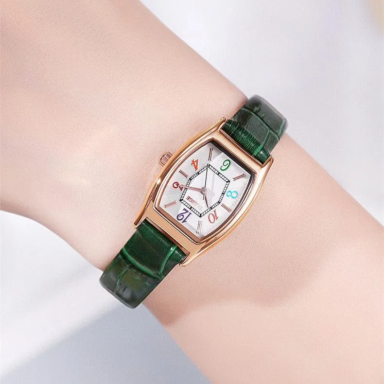 Women's Niche Design Stylish Roman Literal Watch 