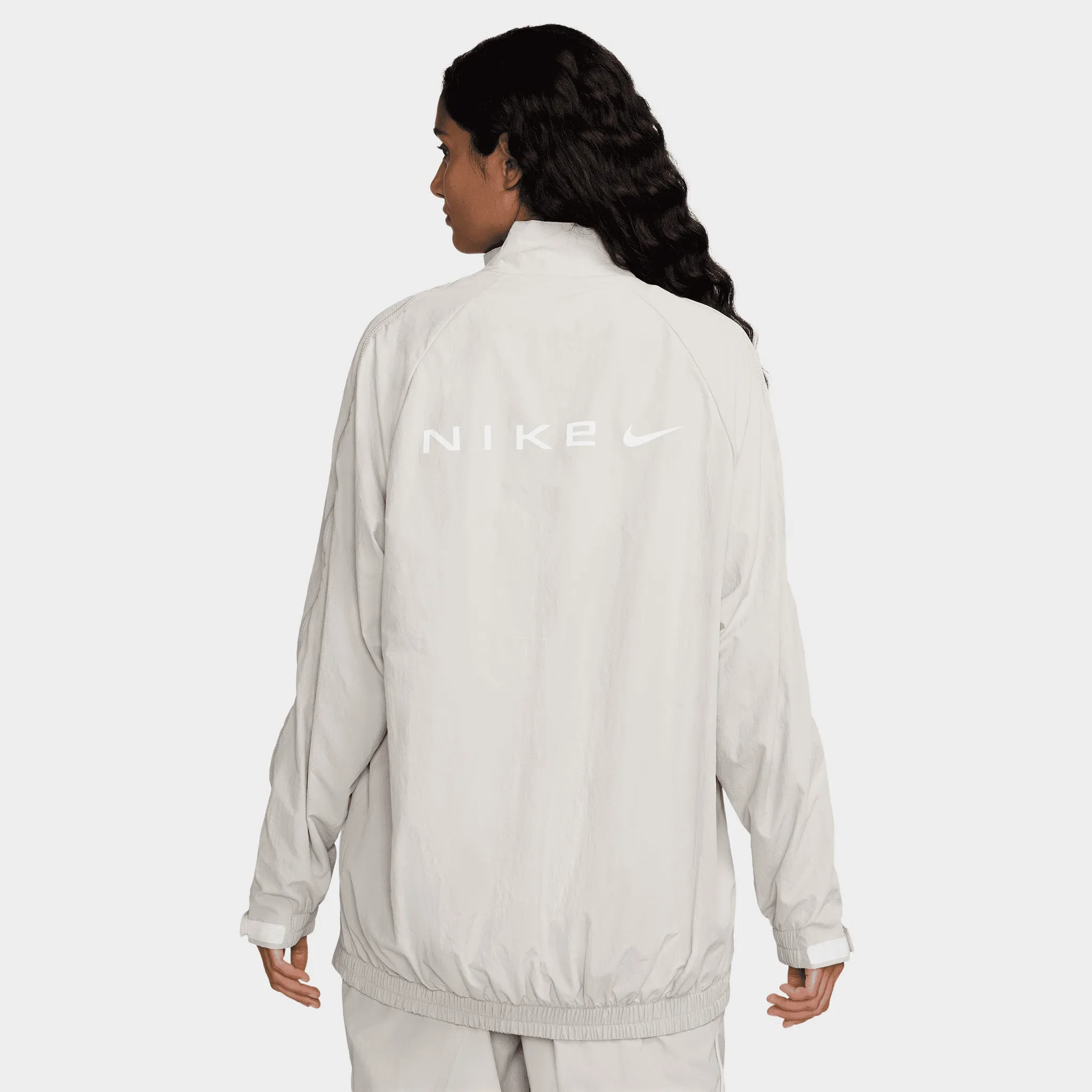Womens Nike Nike Sportswear Women's Repel Zip Jacket Lt Iron Ore / White