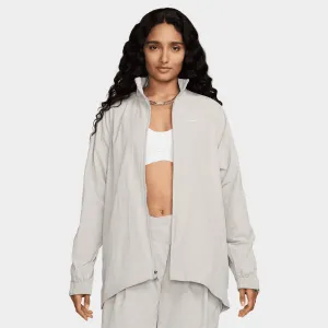 Womens Nike Nike Sportswear Women's Repel Zip Jacket Lt Iron Ore / White