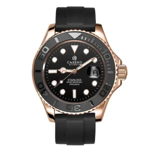 Yacht Club Men's Ceramic Ring Mineral Glass Stainless Steel Case Luminous Automatic Mechanical Watch 